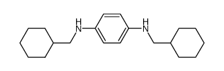 N,N'-Bis-cyclohexylmethyl-benzene-1,4-diamine结构式