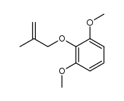 1,3-dimethoxy-2-(2-methylprop-2-enyloxy)benzene结构式