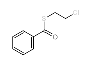 Benzenecarbothioicacid, S-(2-chloroethyl) ester结构式