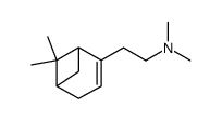 2-(6,6-dimethylbicyclo[3.1.1]hept-2-en-2-yl)-N,N-dimethylethanamine结构式