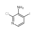 2-氯-4-碘吡啶-3-胺结构式
