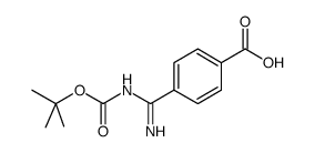 4-(Boc-氨基)-苯甲酸结构式