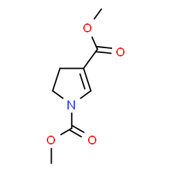 1H-Pyrrole-1,3-dicarboxylic acid,4,5-dihydro-,dimethyl ester (9CI) Structure