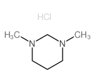 Pyrimidine,hexahydro-1,3-dimethyl-, hydrochloride (1:2)结构式