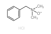 Benzenemethanamine,N,N-dimethyl-, N-oxide, hydrochloride (1:1)结构式