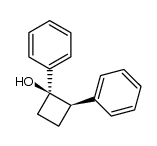 trans-1,2-diphenylcyclobutanol Structure