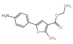 5-(4-氨基苯基)-2-甲基呋喃-3-羧酸乙酯结构式