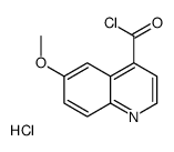 6-methoxyquinoline-4-carbonyl chloride,hydrochloride Structure