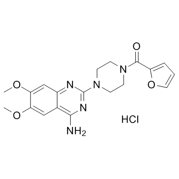 Prazosin hydrochloride Structure