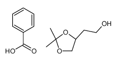 benzoic acid,2-[(4R)-2,2-dimethyl-1,3-dioxolan-4-yl]ethanol结构式