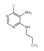 6-氯-n4-丙基-4,5-嘧啶二胺结构式