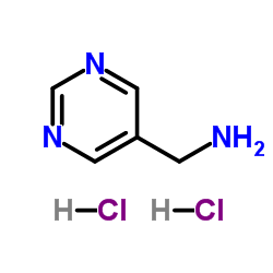 Pyrimidin-5-ylmethanamine dihydrochloride Structure