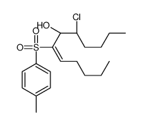 (5S,6R)-5-chloro-7-(4-methylphenyl)sulfonyldodec-7-en-6-ol结构式