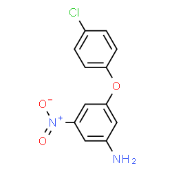 3-(4-Chlorophenoxy)-5-nitroaniline Structure