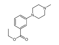 3-(4-甲基哌嗪-1-基)苯甲酸乙酯结构式