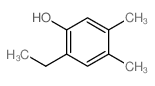 3,4-二甲基-6-乙基苯酚结构式