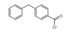 4-benzyl-benzoyl chloride结构式
