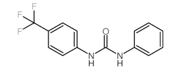 1-Phenyl-3-[4-(trifluoromethyl)phenyl]urea Structure