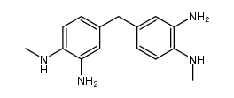 3,3'-diamino-4,4'-bis(N-methylamino)diphenylmethane结构式