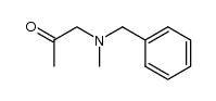 (Benzylmethylamino)acetone结构式