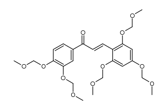 2,3',4,4',6-penta-O-methoxymethyl-retro-chalcone Structure