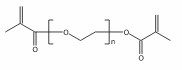 Poly(ethylene glycol) dimethacrylate Structure