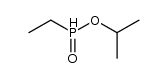ethylphosphinic acid isopropyl ester Structure