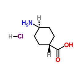 trans-4-Aminocyclohexanecarboxylic acid hydrochloride Structure