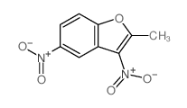 Benzofuran,2-methyl-3,5-dinitro- Structure