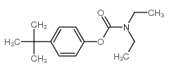 (4-tert-butylphenyl) N,N-diethylcarbamate结构式
