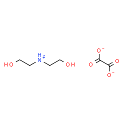bis(2-hydroxyethyl)ammonium hydrogen oxalate结构式