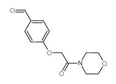 4-(2-吗啉-4-基-2-氧代-乙氧基)-苯甲醛结构式
