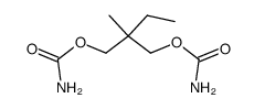 2-ETHYL-2-METHYLPROPANE-1,3-DIYL DICARBAMATE Structure