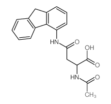 L-Asparagine,N2-acetyl-N-9H-fluoren-4-yl- structure