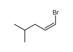 (Z)-1-bromo-4-methylpent-1-ene Structure