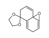 spiro[1,3-dioxolane-2,5'-3,6-dihydronaphtho[1,8a-b]oxirene]结构式