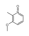 3-methoxy-2-methylpyridine 1-oxide结构式