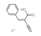 (E)-2-cyano-3-phenyl-prop-2-enoic acid结构式
