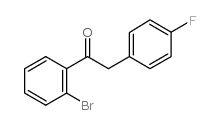 2'-BROMO-2-(4-FLUOROPHENYL)ACETOPHENONE Structure