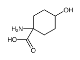Cyclohexanecarboxylic acid, 1-amino-4-hydroxy- (9CI)结构式