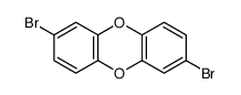 2,7-二溴苯并[b,e][1,4]二氧六环结构式