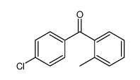(4-chlorophenyl)-(2-methylphenyl)methanone结构式