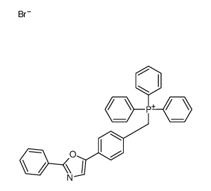 triphenyl-[[4-(2-phenyl-1,3-oxazol-5-yl)phenyl]methyl]phosphanium,bromide Structure