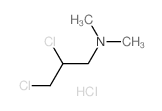 N,N-二甲基-2,3-二氯丙胺盐酸盐结构式
