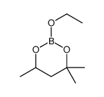 2-ethoxy-4,4,6-trimethyl-1,3,2-dioxaborinane结构式