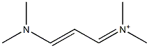 (E)-N-[3-(Dimethylamino)-2-propenylidene]-N-methylmethanaminium Structure