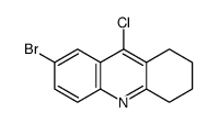 7-bromo-9-chloro-1,2,3,4-tetrahydroacridine Structure