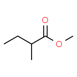 METHYL 2-METHYLBUTYRATE)结构式