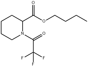 1-(Trifluoroacetyl)-2-piperidinecarboxylic acid butyl ester Structure