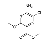 methyl 5-amino-6-chloro-3-methoxypyrazine-2-carboxylate结构式